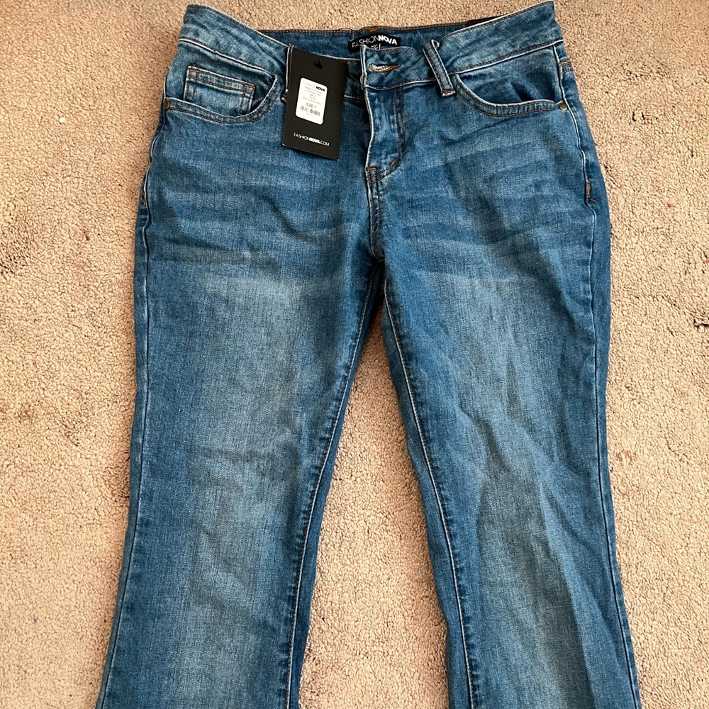 Fashion Nova Peace And Music Low Rise Flare Jeans